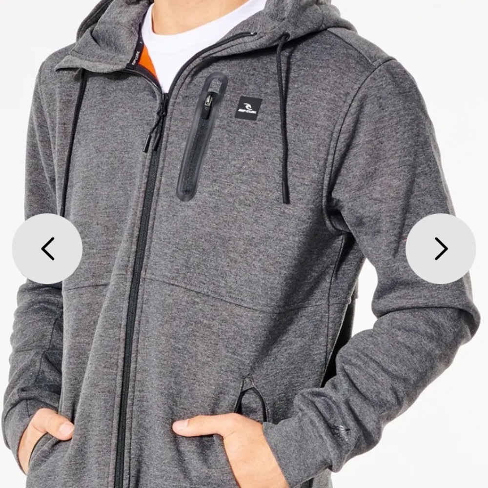 NWT rip curl anti series fleece jacket size XS/8 for boys